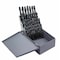Drill America 26 Piece HSS Black Oxide Jobber Length Drill Bit Set, DWDN, A -Z DWD26J-SET - alternate 1