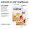 Signmission Cheese, Vinyl Decals Only 24 Inch x 36 Inch, Vinyl Decal, 2PK DSB-2436-2PACK-Cheese - alternate 2