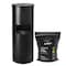 Gritt Commercial Gym Wipe Starter Kit, Black Stainless Steel Wipe Dispenser + 800 Count Surface Care Wipes GRI509-BLK-RW-NR - alternate 1
