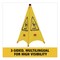 Rubbermaid Commercial Multilingual Pop-Up Wet Floor Safety Cone, 21 x 21 x 30, Yellow FG9S0100YEL - alternate 7