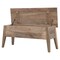 Homeroots 39in Brown Solid Wood Storage Bench With Flip Top 718232 - alternate 6