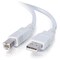C2G 2m USB 2.0 A/B Cable - White - Type A Male - Type B Male - 6.56ft - White 13172 - alternate 1