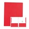 Roaring Spring Case of Red Pocket Folders with Prongs, 11.75"x9.5", Twin Pockets hold 25 sheets ea, 11 pt tag board, PK250 54126cs - alternate 6