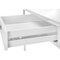 Homeroots 47" White and Silver Wood and Metal Sled Computer Desk 489915 - alternate 6
