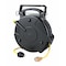 Alert Reel Mfg ProReel Retractable Cord Reel, 15 Amp, 65' 12/3 SJTOW, Single Illuminated Outlet w/Circuit Breaker 8665TFS - alternate 1