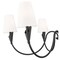 Z-Lite Claudelle 6-Light Chandelier, 46 in W, Matte Black 4014-46MB - alternate 5
