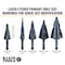 Klein Tools Step Drill Bit, Flute, 1/4 to 3/4-Inch QRST03 - alternate 13