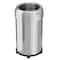 Hls Commercial 13 gal Round Indoor Metal Can, Silver, Open Top, Stainless Steel, 14.1 in HLS13STRM - alternate 1