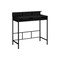 Homeroots 47" Black Wood and Metal H-Shape Computer Desk 489893 - alternate 1