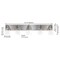 Jonathan Y Irving 36" 5-Light Seeded Glass/Iron Modern Contemporary LED Vanity Light, Nickel JYL7620A - alternate 10