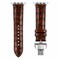 Elegani Alligator-Embossed Leather Watch Replacement Band Compatible with Apple Watch 49mm, Brown LAVT-BRN-49mm - alternate 1