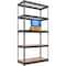 Homedant 5-Tier Boltless Heavy Duty Metal Shelving Unit, 35.9"W x 16.2"D x 71.3"H, Black 805900 - alternate 1