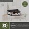 Vaxcel Pratt 2-Light Cage Flush Mount Ceiling Light, Matte Black, Industrial Farmhouse, 13-In. C0362 - alternate 4