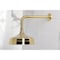 Kingston Brass Single-Handle Pressure Balanced Shower Faucet, Brushed Brass KB6337AXSO - alternate 3