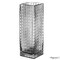 Uniquewise 12-Inch Square Frosted Gray Glass Table Vase - A Timeless Centerpiece for Dining Tables,  QI004738.GY.L - alternate 1