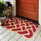 Jonathan Y Maeve Classic Coastal Scalloped Basketweave Coir Red/Bleach 18 in. x 30 in. Door Mat (Set of 2) NRF100E-1830-S2 - alternate 5