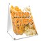 Signmission Cheese Curds, 36 Inch x 24 Inch A-frame Yard Sign, Plastic Sign SBC-2436-Cheese Curds - alternate 1