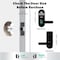 Wrightmaster 5-in-1 Aluminum Smart Pad Lock with App Control, Fingerprint, IC Card, Auto-Lock & Anti-Theft Alarm ZR-H5 - alternate 7