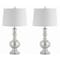 Jonathan Y Genie 28.5" Glass LED Table Lamp, Mercury Silver, 2PK JYL1061D-SET2 - alternate 9