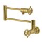 Kingston Brass Wall Mount Pot Filler Faucet, Brushed Brass KS4107CG - alternate 1