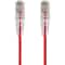 Monoprice Slim Cat6 Utp Network Cable, 1 ft.Red 14793 - alternate 1