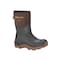 Dryshod Women's Haymaker Mid- Calf Farm Boots, Rubber, Waterproof, Brown, Pull On, Size 9 HAY-WM-BR-009 - alternate 1
