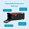 Architectural Mailboxes Patriot Large Plastic Post-Mount Mailbox, Black GMB515BAM - alternate 6