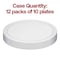 Smarty Had A Party 10 Clear Flat Round Disposable Plastic Dinner Plates 120 Plates, 120PK 830-CL-CASE - alternate 8