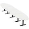Skutchi Designs 18ft Oval Conference Table With Power | Harmony Series | 16 Person Meeting Room Table HAR-OVL-48X216-T.BK-W960-NA - alternate 1