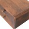 Homeroots 10" Brown Solid Wood Two Drawer Nightstand 653816 - alternate 17