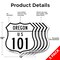 Signmission Oregon Route Marker Shield Sign Us 101, 12 inch X 12 inch, Aluminum Metal Sign, 5PK SHI-A-5Pack-12-427 - alternate 6