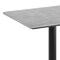 Flash Furniture 30" x 24" Tabletop, Seamless Surface Technology, Gray Faux Concrete, 22x22 Black Table Height X-Base ST-REC2430-CMGY-T2222-GG - alternate 5