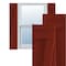 Ekena Millwork True Fit PVC Two Board Joined Board-n-Batten Shutters w/Z-Bar, Pepper Red , 10 3/4W x 63H, PR TFP102BBF11X063MR - alternate 1