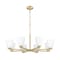 Z-Lite Naya 8-Light Chandelier, 33.25 in W, Modern Gold 7518-8MGLD - alternate 7