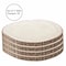 Vintiquewise Barky Natural Wood Slabs Rustic Ornament Slice Tray Table Charger 18 set of 4 QI003847-18.4 - alternate 1