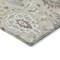 Homeroots 5' X 8' Beige Brown And Green Damask Washable Indoor Outdoor Area Rug 599395 - alternate 5