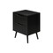 Monarch Specialties Accent Table, Side Table, Storage Drawer, Nightstand, Bedroom, Living Room, Black, Contemporary I 3689 - alternate 1
