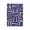 Homeroots 10' X 14' Purple Ivory And Teal Blue Geometric Washable Indoor Outdoor Area Rug 598297 - alternate 7