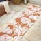 Jonathan Y Tobago High-Low Two-Tone Monstera Leaf Orange/Ivory 2 ft. x 8 ft. Indoor/Outdoor Runner Rug HWC100A-28 - alternate 7