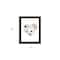Homeroots Floral Heart Black Framed Print Wall Art 529824 - alternate 3
