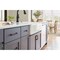 Amerock Ville 5-1/16 inch (128mm) Center-to-Center Matte Black Cabinet Pull, 25PK 25VMP36776FB - alternate 3