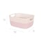 Simplify 2-Tone Decorative Large Storage Basket in Blush 26312-BLUSH - alternate 5