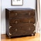 Homeroots 28" Brown Solid Wood Three Drawer Dresser 389787 - alternate 8