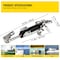 Vevor Boat Steering System 300HP Hydraulic Steering Kit with Helm Pump Cylinder For Mercury and Honda Hydraulic Boat Steering Kit - alternate 6