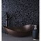 Apollo Tile Black 11.2 in x 11.2 in Glass Glossy, Matte Floor and Wall Mosaic Tile 4.36 sqft/case, 5PK APLGEM881A - alternate 7