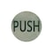 Brixwell Round Push Indicator Brushed Stainless Finish Push Brushed Stainless RPU2BS - alternate 1