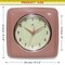 Infinity Instruments Square Retro Wall Clock, Terracotta, 9.25 in 13228TC-4103 - alternate 4