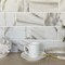 Apollo Tile Chiffon White 11.5 in x 11.5 in Recycled Glass Matte Floor and Wall Subway 9.18 sqft/case, 10PK APLNNR8801CLA - alternate 7