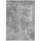 Homeroots 3' X 5' Gray Abstract Washable Non Skid Indoor Outdoor Area Rug 564263 - alternate 6