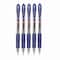 Pilot G2 Premium Gel Pen, Retractable, Extra-Fine 0.5 mm, Blue Ink, Smoke/Blue Barrel, 5PK 31298 - alternate 1